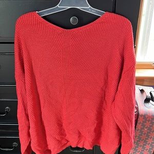 New terra sky 2X v neck sweater